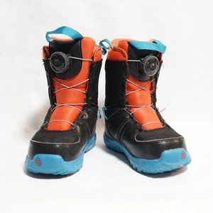 Burton Black,Blue and Orange Snowboard Boots 12